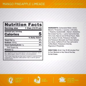 Optimum Nutrition Amino Energy Drink - Sparkling Grape 355ml (12 Pack) | 5g Amino Acids + Electrolytes for Energy & Hydration