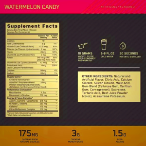 Optimum Nutrition Platinum Pre-workout Tropical 420 grams (20 Servings) Argentina | 73460-DTZQ