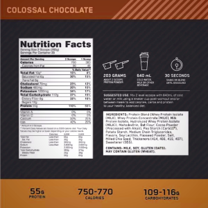 Optimum Nutrition Gold Standard Gainer Chocolate 4.67kg Argentina | 12960-ZBXU