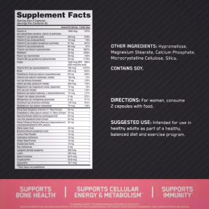 Optimum Nutrition OPTI-WOMEN® Multivitamine Tablets 120 Capsules (60 Servings) Argentina | 18790-MTHD