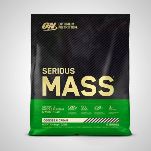 Optimum Nutrition Serious Mass Weight Gainer Chocolate Peanut Butter 2.73kg - High Protein, High Calorie Supplement for Muscle Building and Weight Gain