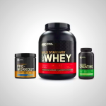 Optimum Nutrition Ultimate Workout Bundle - Whey Protein, Creatine & Pre-Workout for Muscle Growth